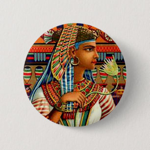 Antike Cleopatra Ägypten Revival Art Nouveau Button