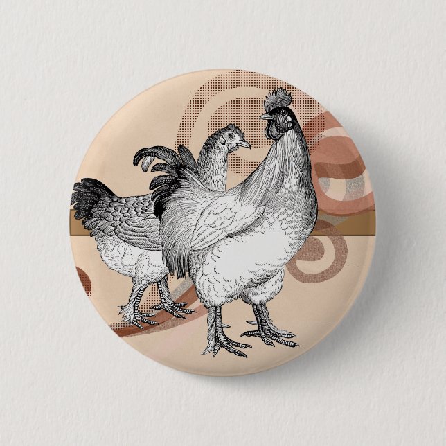 Antike Cochins Button (Vorderseite)