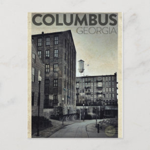 Antike Columbus-Reisepostkarte Postkarte