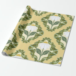 Antike Daisy Vine Geschenkpapier