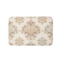 Antike Damast Elegante Beige Französische Farmhaus