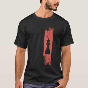 Antike Dame Schachfigur Schachliebhaber T-Shirt