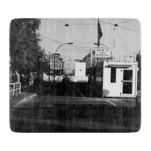Antike deutsche Grenzpfosten Ost-West-Berlin Schneidebrett