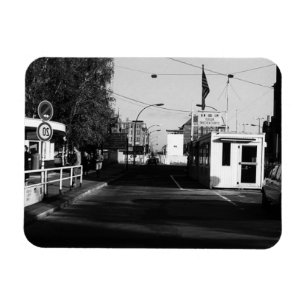 Antike deutsche Grenzposten Ost-West-Berlin Magnet