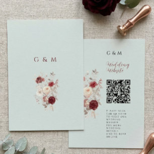 Antike Dove Gray Blasse Asche Pastell-Hochzeit Begleitkarte