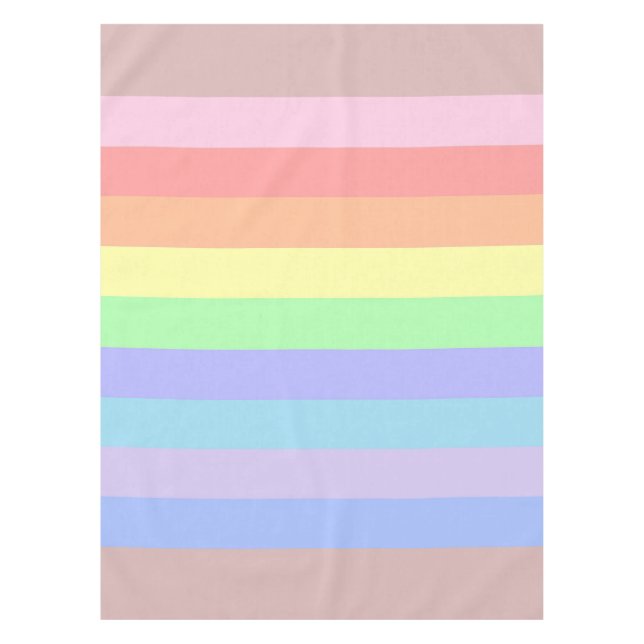 Antike Duskysche Rose Pastell Tischdecke (Vorderseite)