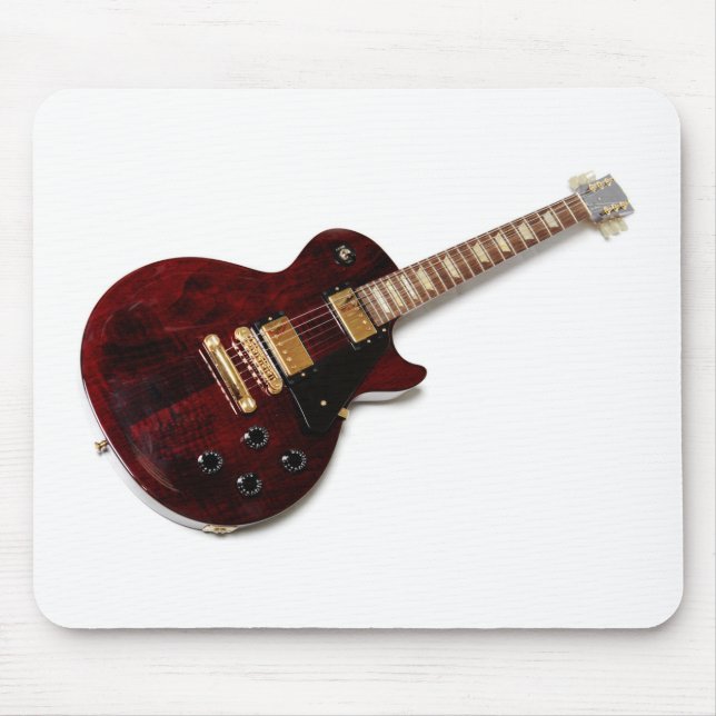 Antike E-Gitarre Mousepad (Vorne)