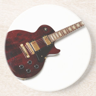 Antike E-Gitarre Sandstein Untersetzer