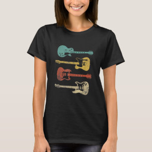Antike E-Gitarren Abgenutzt Männer Frauen Kind T-Shirt