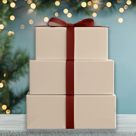 Antike Einheitsfarbe Geschenkpapier Set