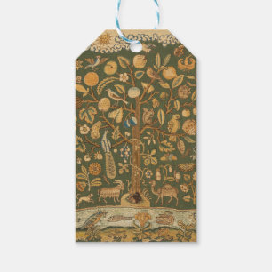 Antike englische Nadelspitze Baum des Lebens & Ein Geschenkanhänger