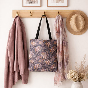 Antike Erbstück Blütenblätter violett floral