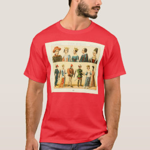 Antike europäische Mode und Lifestyle Mittelalter T-Shirt