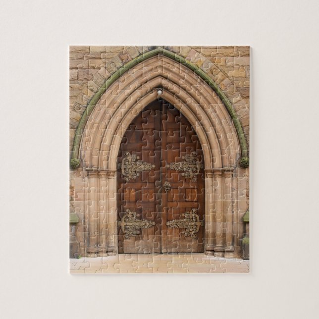 Antike europäische Tür - 8x10 - 110 Stk. Puzzle (Vertikal)