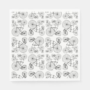 Antike Fahrräder Kunst INDIVIDUELLE HINTERGRUNDFAR Serviette