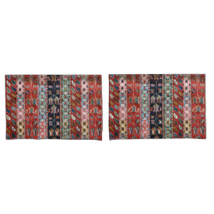 Antike farbenfrohe persische Kilim Rug Kissenbezug