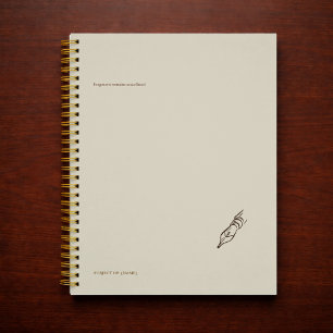 Antike Feder - Dunkle Akademie Minimalistische Bib Planer