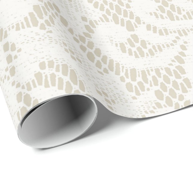 Antike Fläche Geschenkpapier (Rolleneckpunkt)