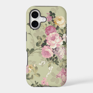 Antike Florale Rosen und Flieder