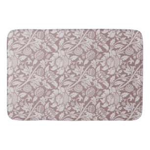 Antike florale staubige Rosenpink Badematte