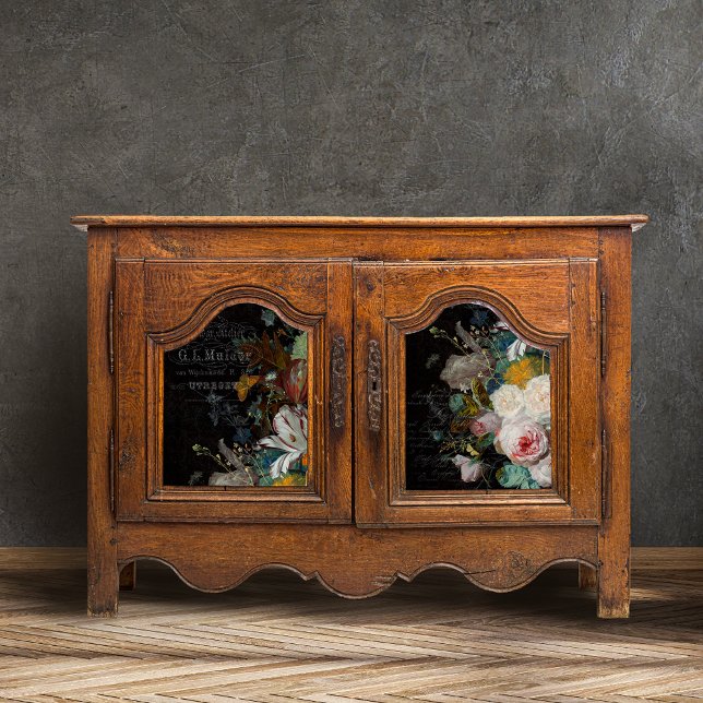 Antike florale Stillleben Entdeckung Seidenpapier (Von Creator hochgeladen)