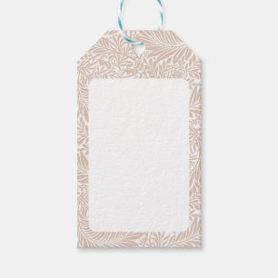 Antike Florale William Morris Weidenzweig Beige Geschenkanhänger