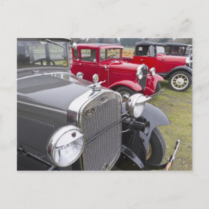 Antike Ford-Automobile Postkarte