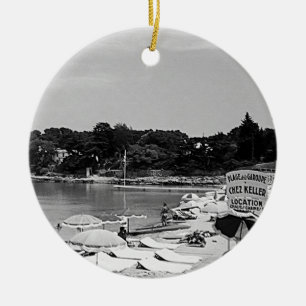 Antike Frankreich Nizza Antibes Der Garoupe Strand Keramik Ornament