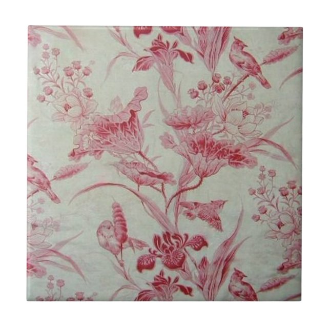 Antike Franzosen Toile Fliese (Vorderseite)