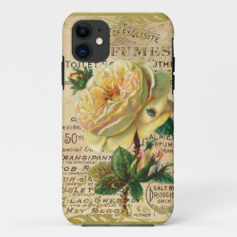 Antike französische Rose iPhone 11 Hülle