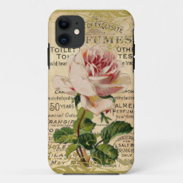 Antike französische Rose iPhone 11 Hülle
