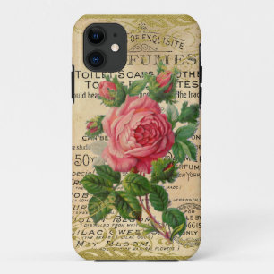 Antike französische Rose iPhone 11 Hülle