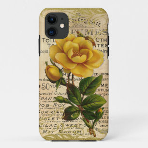Antike französische Rosen iPhone 11 Hülle