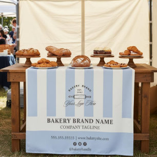 Antike französische Streifen Bäckerei-Logo Tischlä Wandteppich
