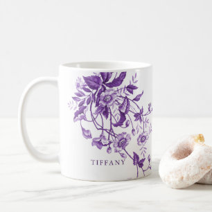Antike französische Toile Blumen Hochzeitsdusche R Kaffeetasse