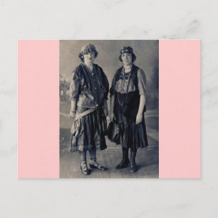Antike Frauen in Zigeunerkostümen aus den 1920er J Postkarte