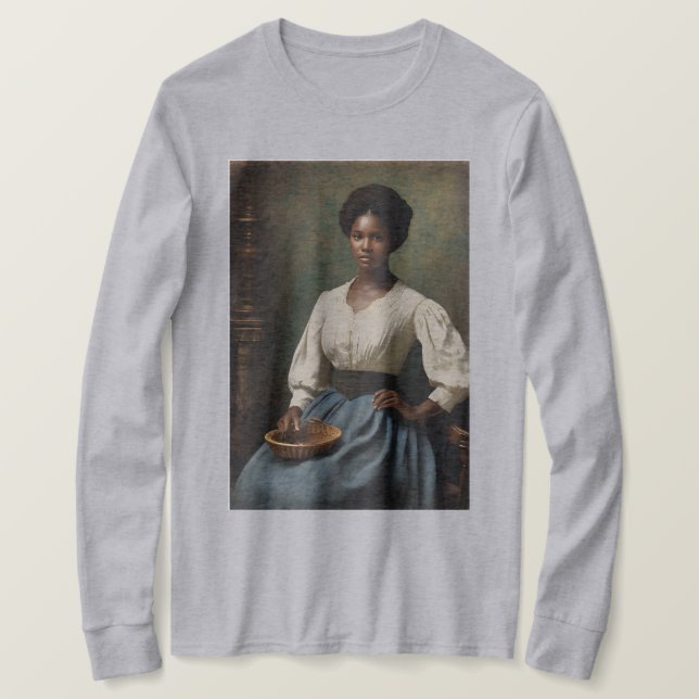 Antike Frisur T-Shirt (Design vorne)