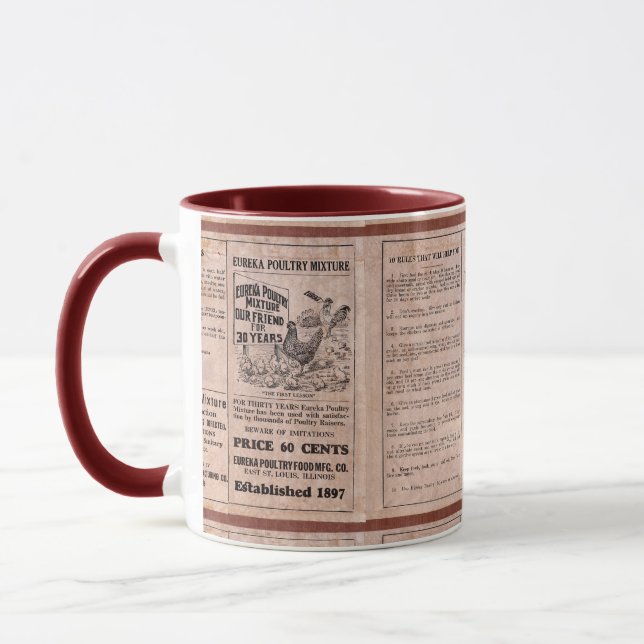 Antike Futterdose Tasse (Links)