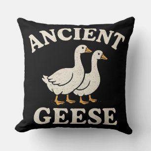 Antike Gänse Retro-Ästhetik-Kunst - Vintage Kissen