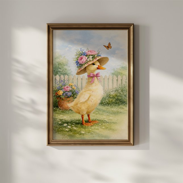 Antike Gartenente Poster (Von Creator hochgeladen)