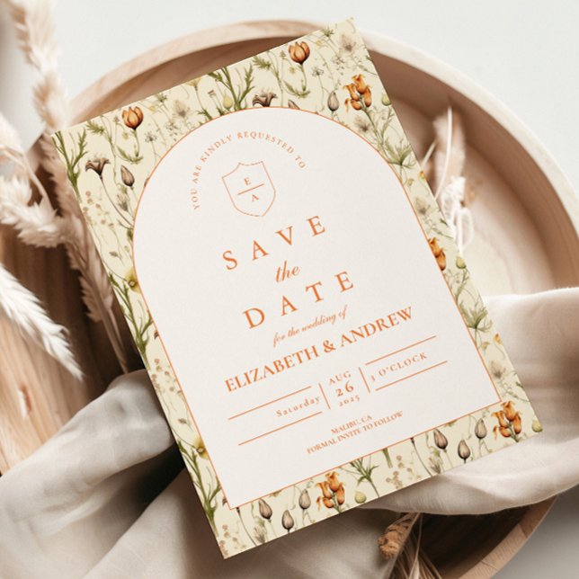 Antike Gartengebinde Hochzeit Save The Date (Von Creator hochgeladen)
