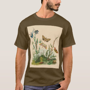Antike Garteninsekten, Schmetterlinge, Raupen T-Shirt