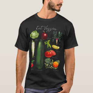 Antike Gemüse-Gärtnerei Obst Gemüse Gesundheit T-Shirt