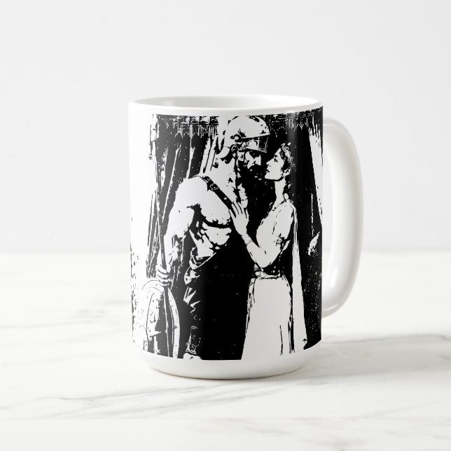 Antike Geschichte Kaffeetasse (VorderseiteRechts)