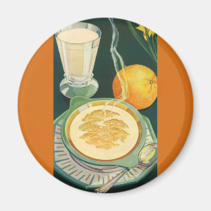 Antike gesunde Lebensmittel, Getränke, gesundes Fr Magnet