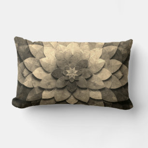 Antike Golden Mandala Kunst, Blume Lendenkissen