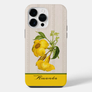 Antike Goldene Trompetenrebe Botanisch mit Namen iPhone 14 Pro Max Hülle