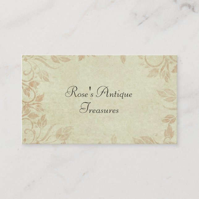 Antike Goldmedaille Weinkultur und Erde Visitenkarte (Vorderseite)