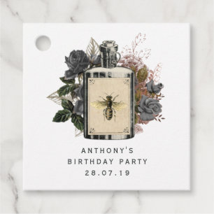 Antike gotische Blumengefäßflasche Geschenkanhänger