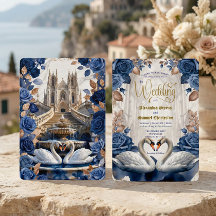 Antike gotische Kathedrale Märchen Schwan Hochzeit